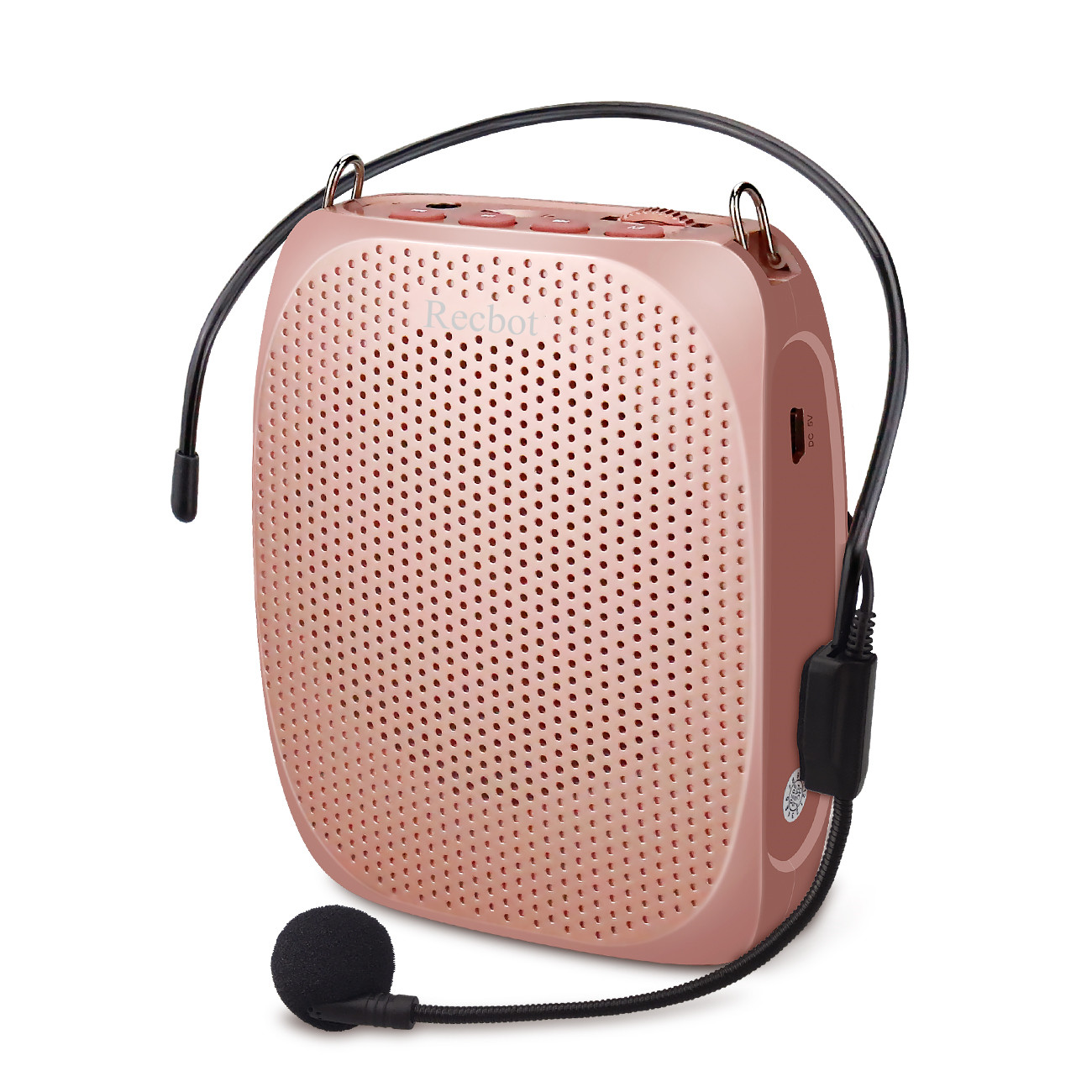 Recbot Voice Amplifier for Teachers,Portable Voice Amplifier Microphone Headset,Personal voice amplifier Meet the Professional Needs Teaching,Meeting,Training,Tour Guide,Lecturers,Fitness,Elderly,Yoga