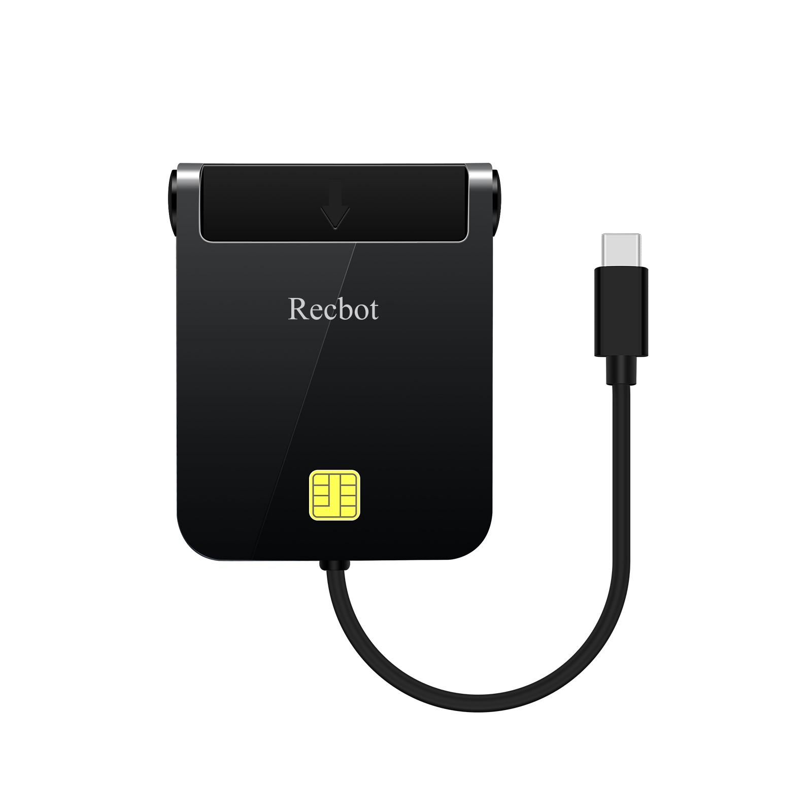 Recbot CAC Reader USB C, CAC Card Reader Military, DOD Military USB Common Access CAC, Compatible with Windows, Mac OS and Linux (Type C)
